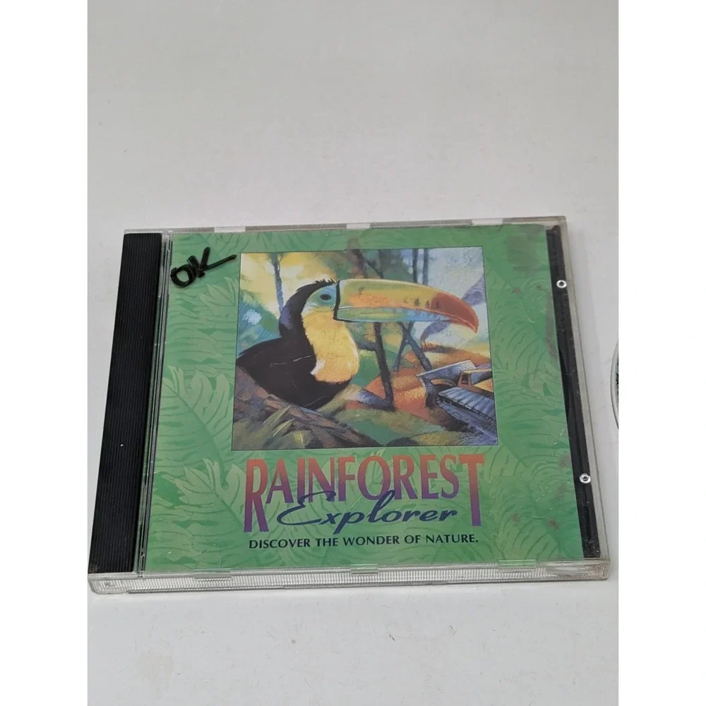 Rainforest Explorer Kids Game Software Apple‎ Macintosh Vintage 90s 1995 Mac